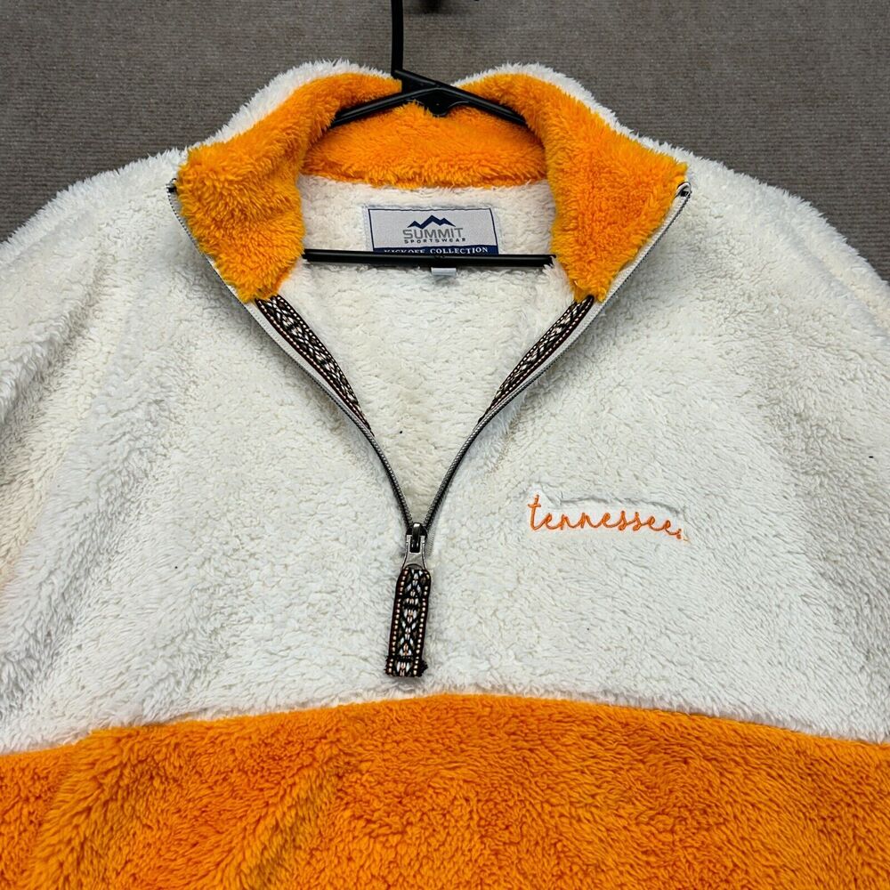 Tennessee Volunteers 1/4 Zip Summit Kickoff Collection Women Medium Fuzzy Fleece - Picture 4 of 9
